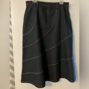 Black denim Be Girl skirt
